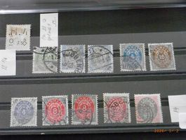 Dänemark 1875 gest. Type I und II