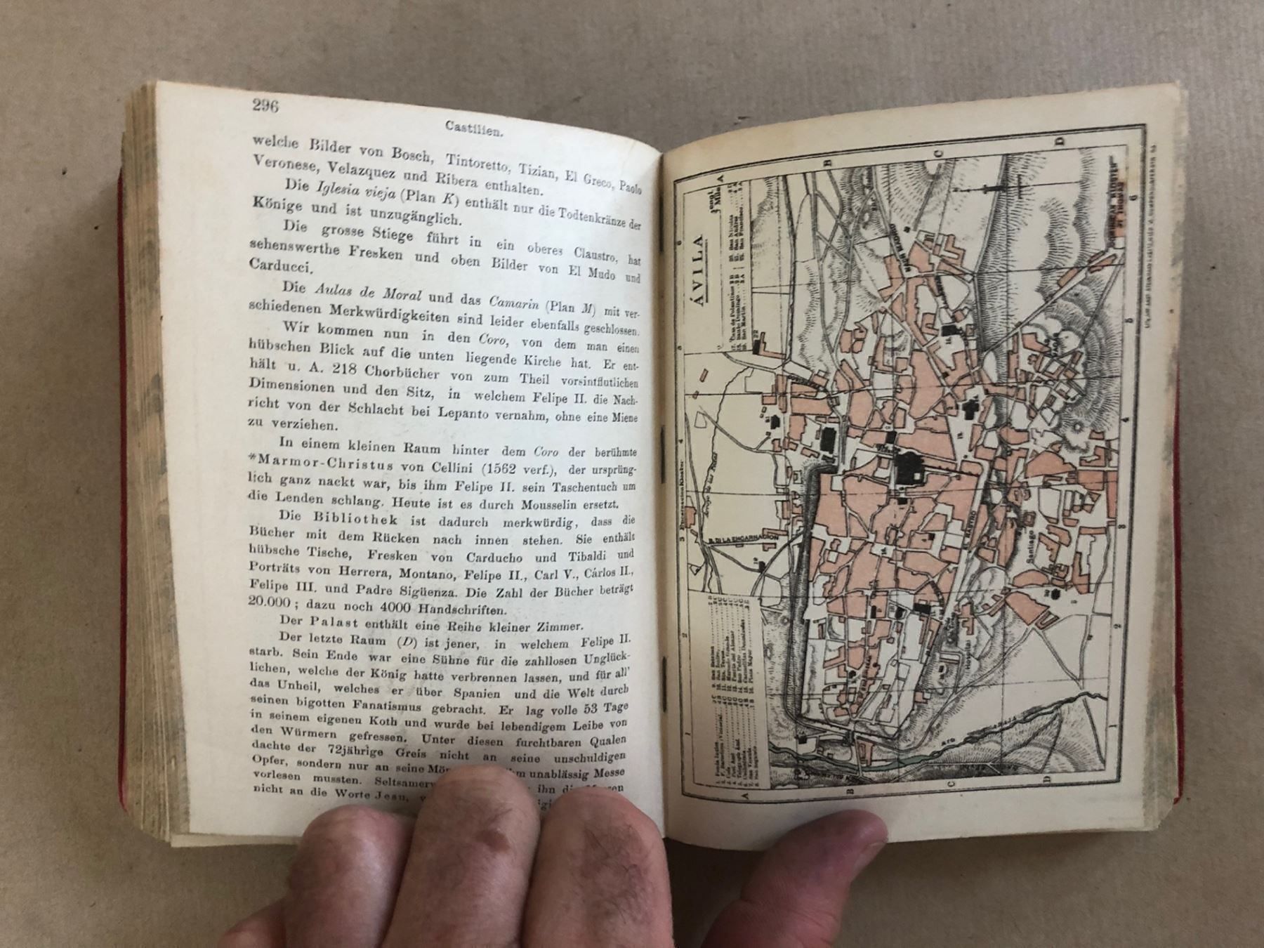 Livres: Führer durch Spanien und Portugal 1892 – D'occasion à Zürich par allp 6