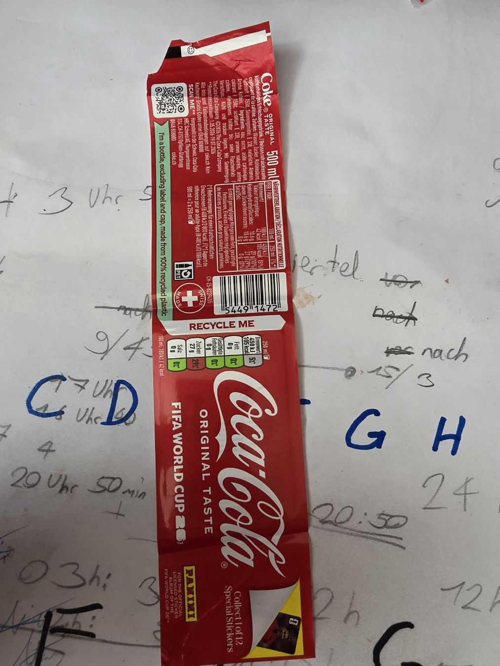 Panini Carte collezionabili: Alphonso Davies Coca-Cola Panini Sticker WM26 – Nuovo e nell'imballaggio originale da Zürich venduto da Alibaba1234 1