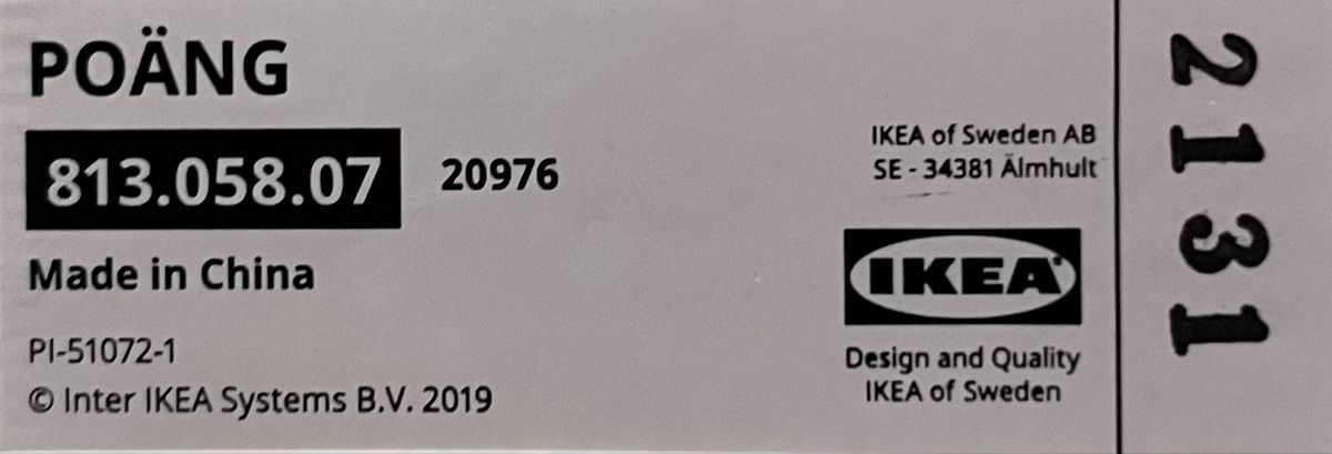Ikea Poltrone: POÄNG Sessel und Hocker, Birkenfurnier/Hillared anthrazit – Nuovo (secondo la descrizione) da Subingen venduto da Jordano01 9