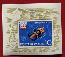 RUMÄNIEN SPORT OLYMPIADE INNSBRUCK ÖSTERREICH BLOCK 1976**