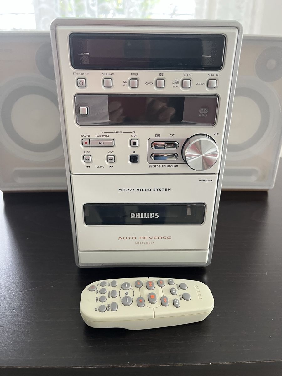 Philips Audio- & Mediensysteme: Philips Micro System MC-222 mit Lautsprechern gebraucht – Gebraucht aus Bassersdorf von Rosa667 2
