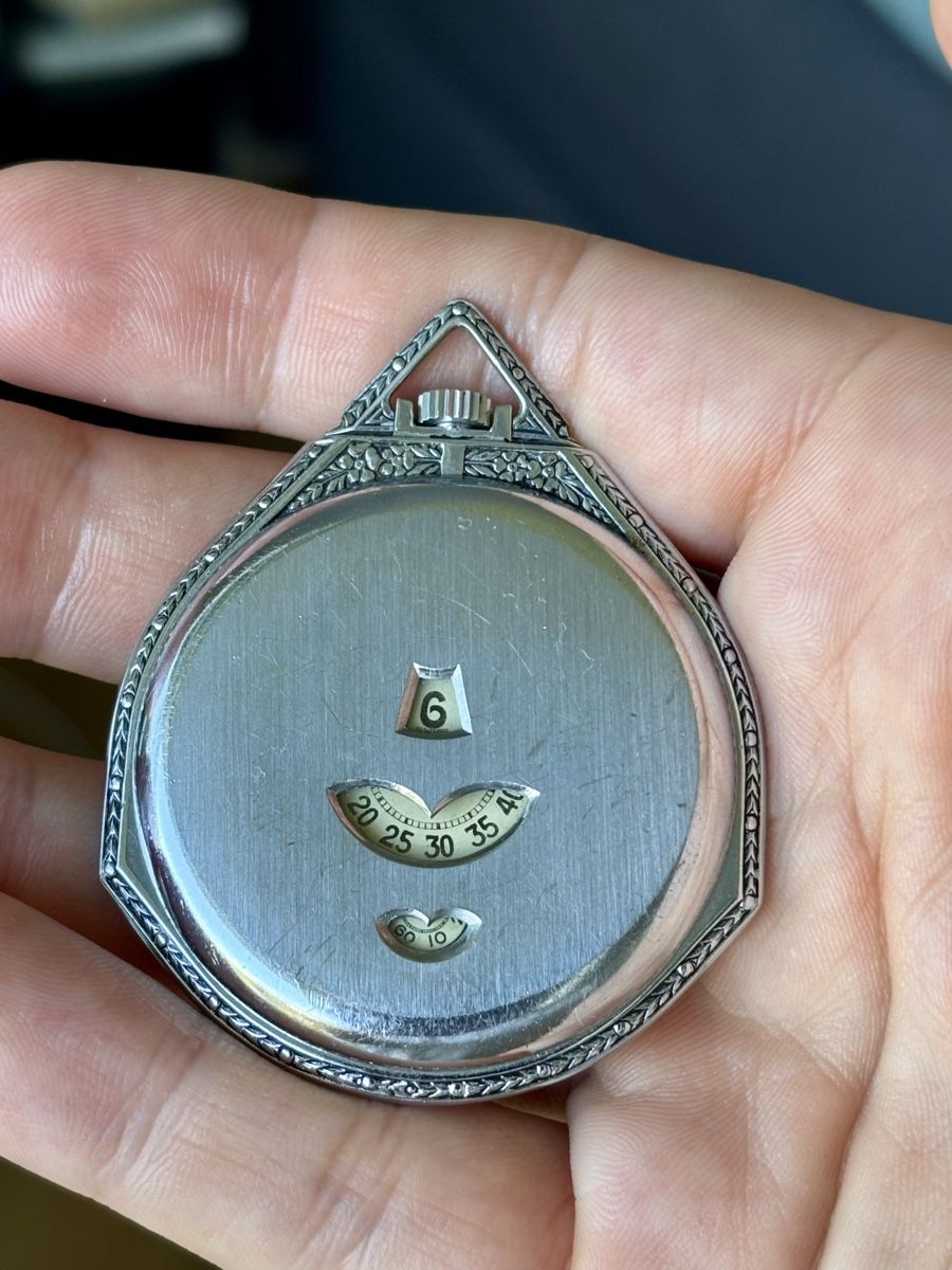 Uhren: Rare jumping hour pocket watch 1930 – Gebraucht aus Lausanne von marinemtr 4