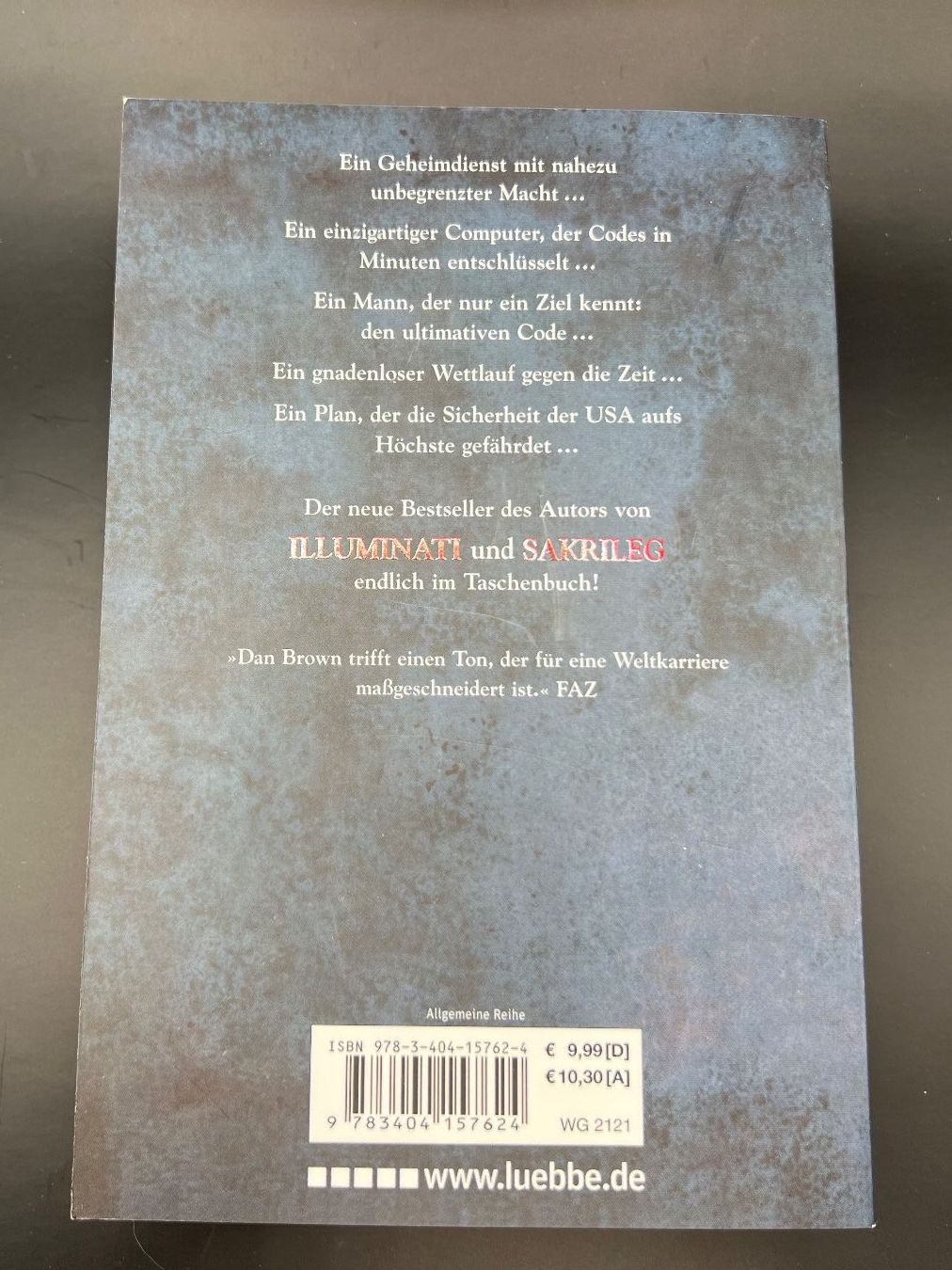 Libri: 📖 Diabolus Dan Brown Thriller – Nuovo (secondo la descrizione) da Vaduz venduto da NotNeeded 1