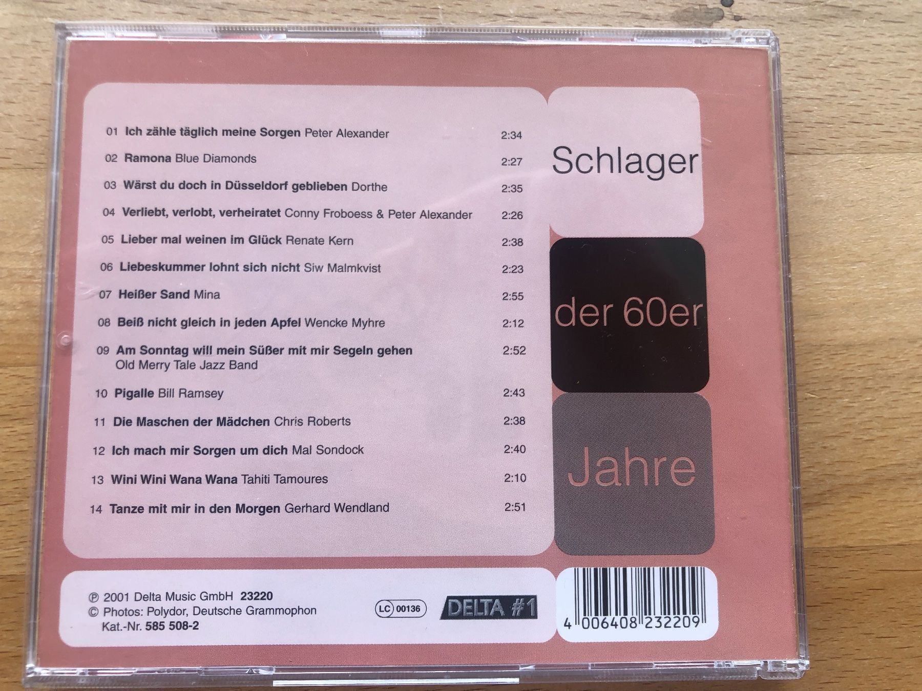 CD: CD Schlager der 60er Jahre – Usato da Erlinsbach venduto da Basi67 1