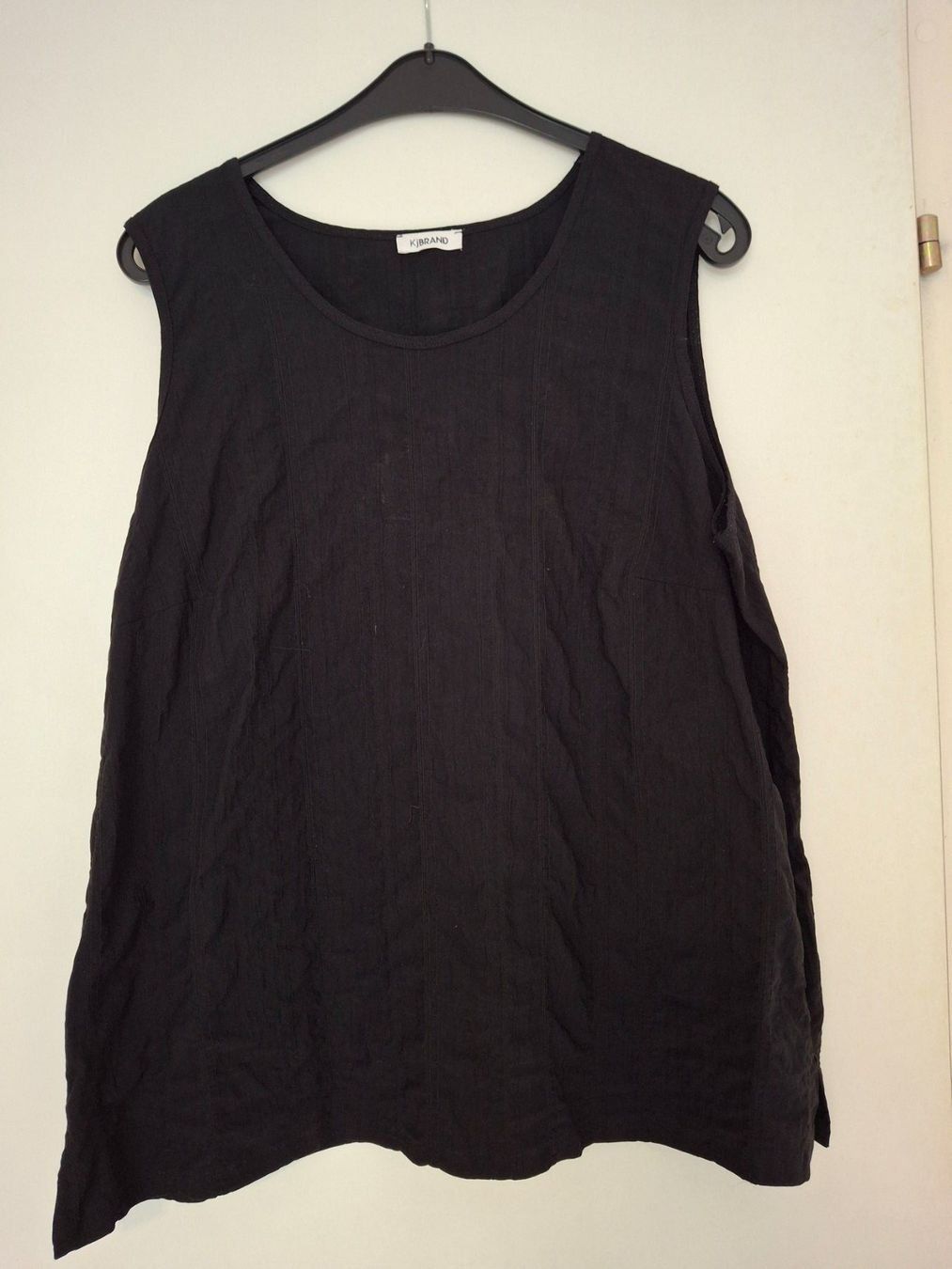 Top: KJ Brand Top, Schwarz, Grosse Grössen – Usato da WALTERSWIL SO venduto da thb_ybm8