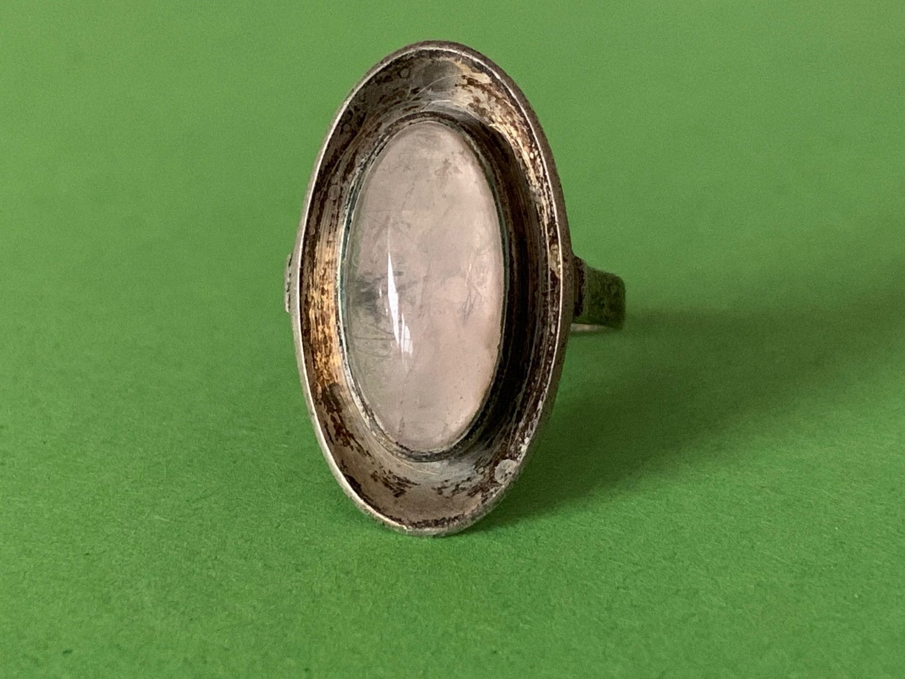 Anelli: Silberring Rosenquarz 56 (800) – Usato da Laufen venduto da belleskulptur 1