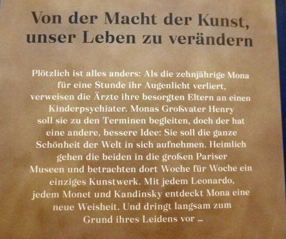 Livres: Monas Augen von Thomas Schlesser – D'occasion à Wetzikon ZH par strubeli024 1