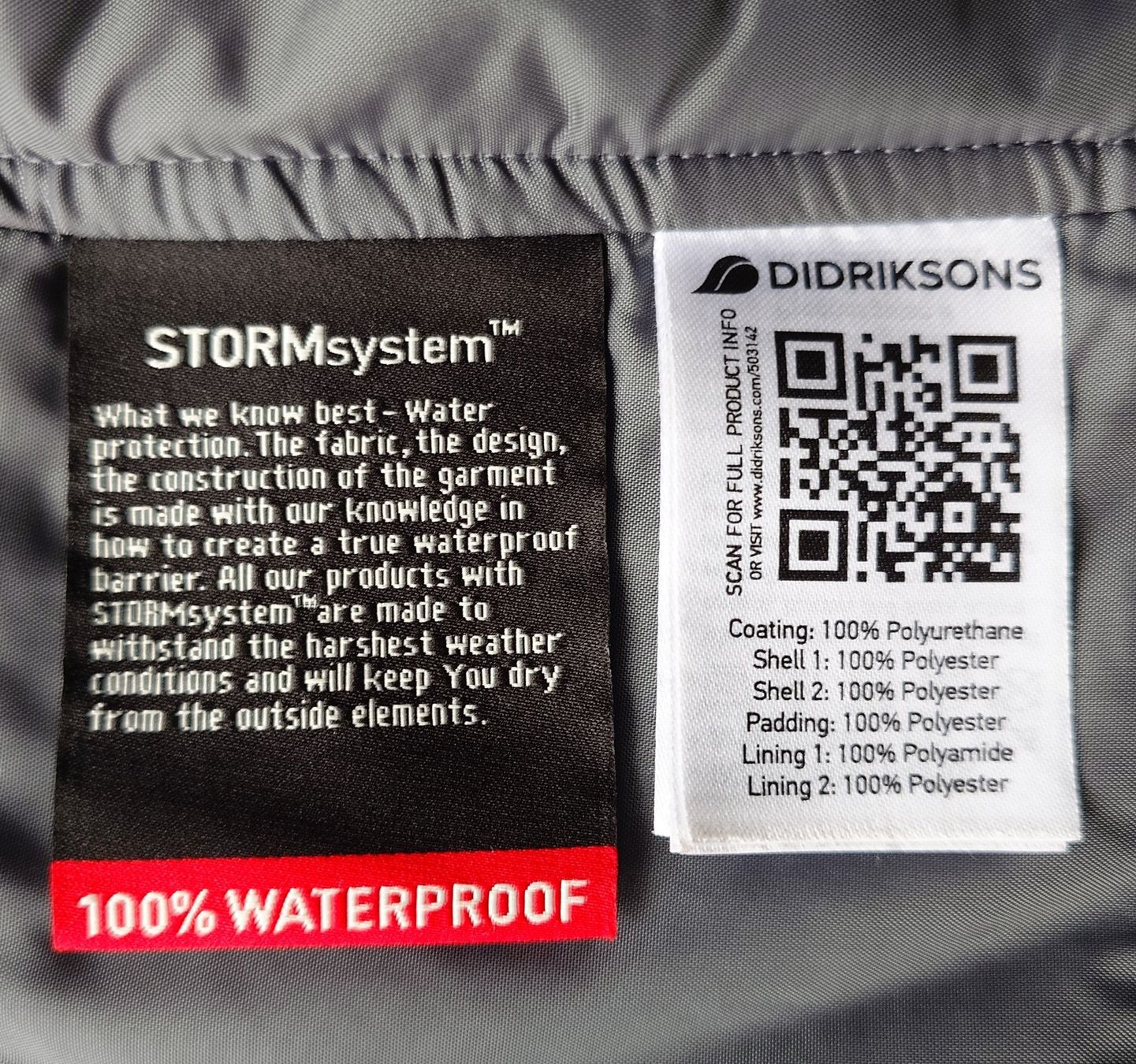 Didriksons Cappotti: Didriksons Regenmantel ¨Storm System" Grösse 38 – Usato da Winterthur venduto da sjann 4