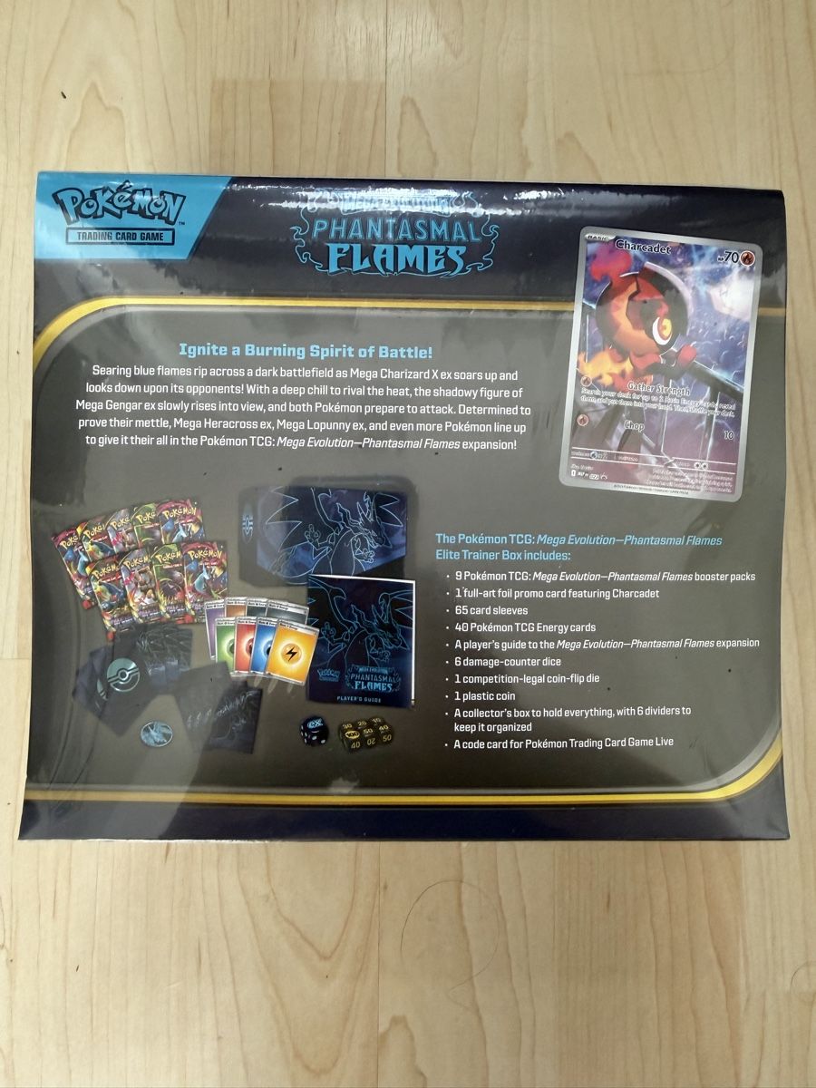 Pokémon Cartes à collectionner: Pokemon Mega Evolution Phantasmal Flames Etb Trainer Box EN – Neuf avec emballage d'origine à Hubersdorf par Der_sammel_shop 2