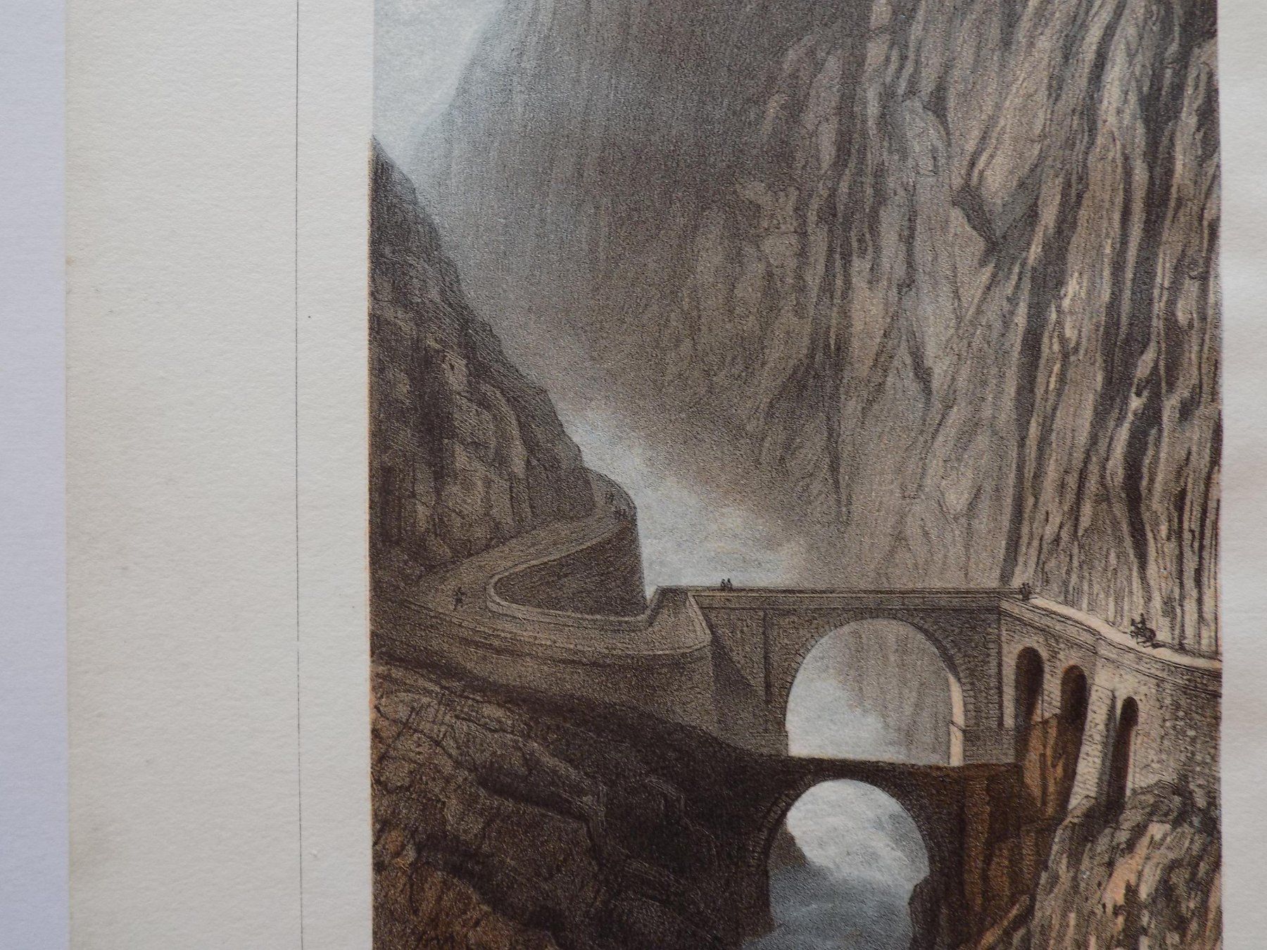 Stiche: Teufelsbrücke von Lemercier – Gebraucht aus Risch von Antikfee 7