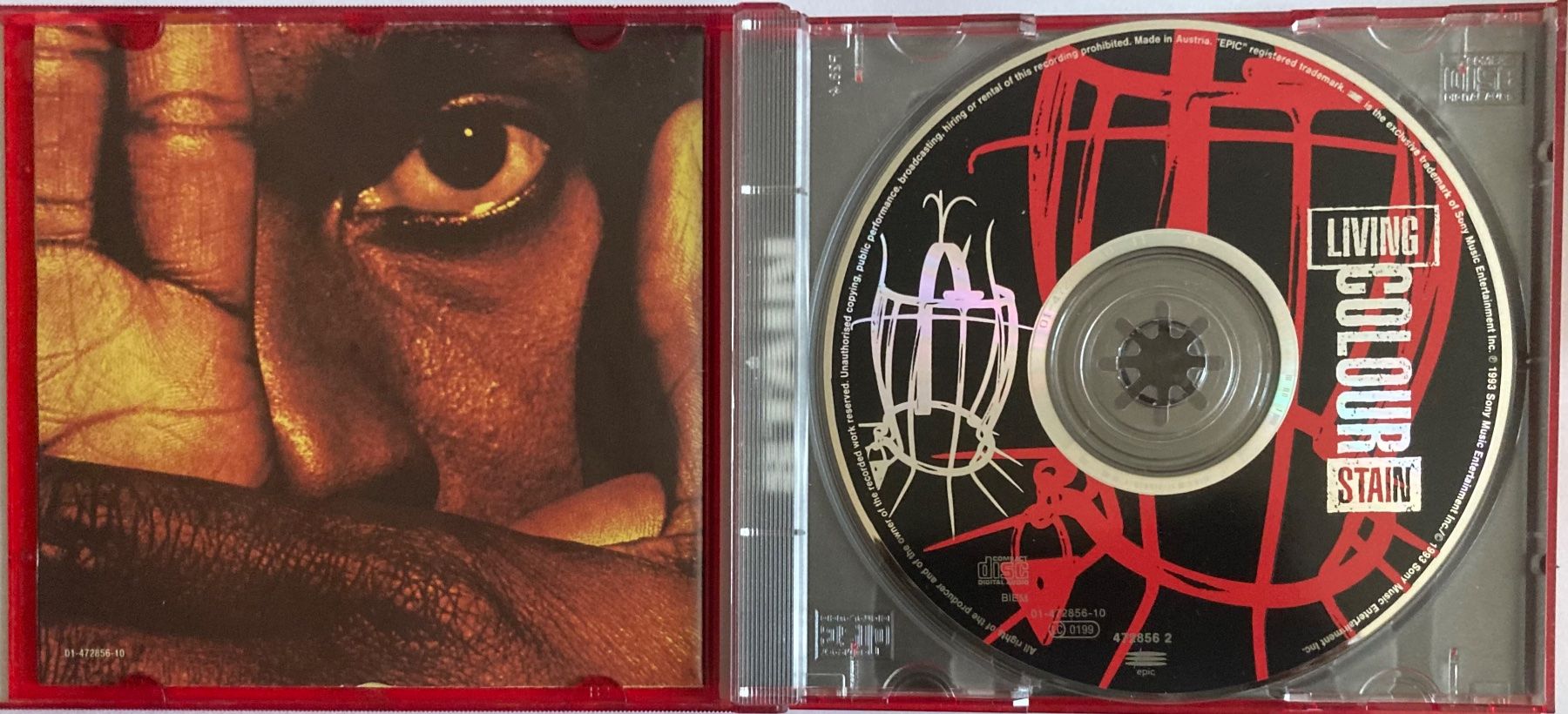 CD: LIVING COLOUR - STAIN – Usato da Poliez-Pittet venduto da Newtown-Records 2