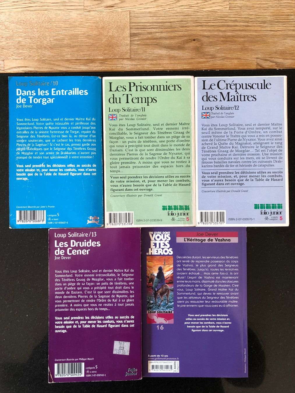 Livre dont vous êtes le héros - 5 livres Loup Solitaire (D'occasion) à ...