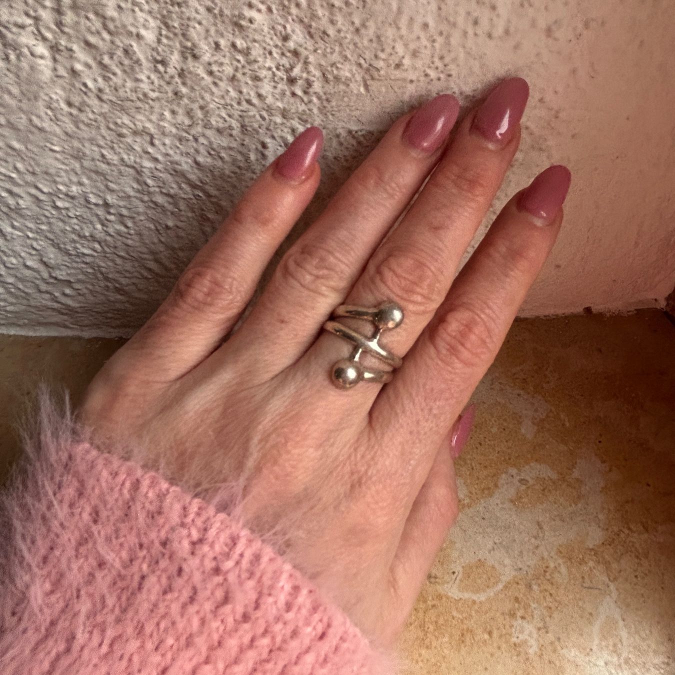 Bagues: Silber Ring 2 Points (Grösse 56 ) – D'occasion à Laufen par belleskulptur 1