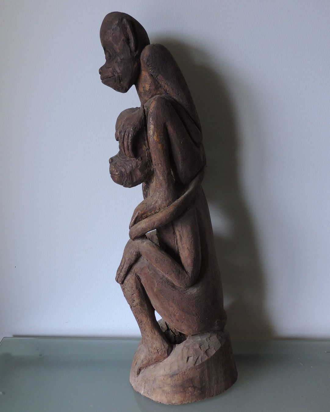Sculture & Statue: Holz Wächterfigur Palau Archipelago Mikronesien – Usato da Waldenburg venduto da labrador707 3