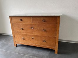 Vintage Kommode mit Marmorplatte