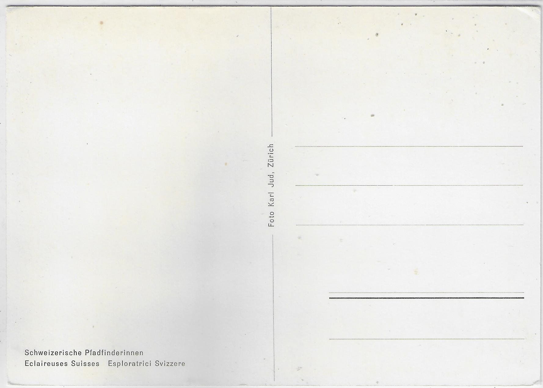 Cartoline postali: Schweizerische Pfadfinderinnen - Eclaireuses Suisses – Usato da Ettingen venduto da Kartenplanet 1