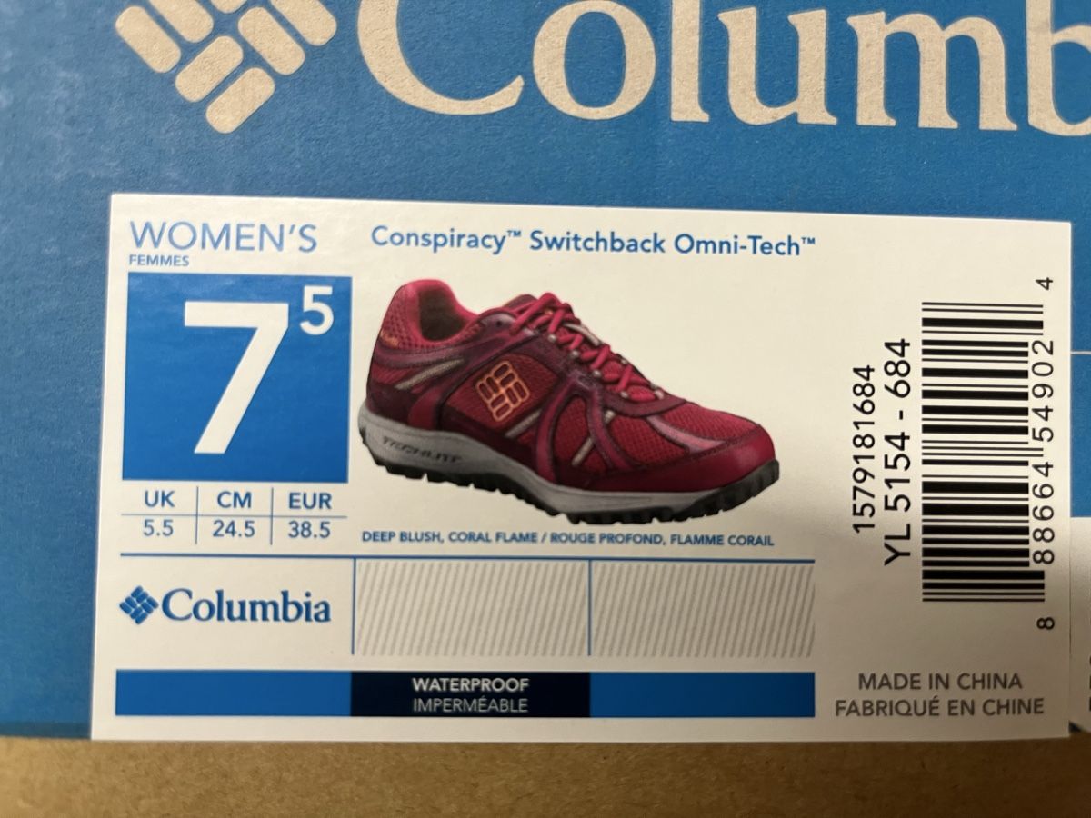Columbia Scarpe da donna: Columbia Damen Conspiracy Switchback Omni-Tech Schuhe – Nuovo (secondo la descrizione) da Zürich venduto da Ali28921 2