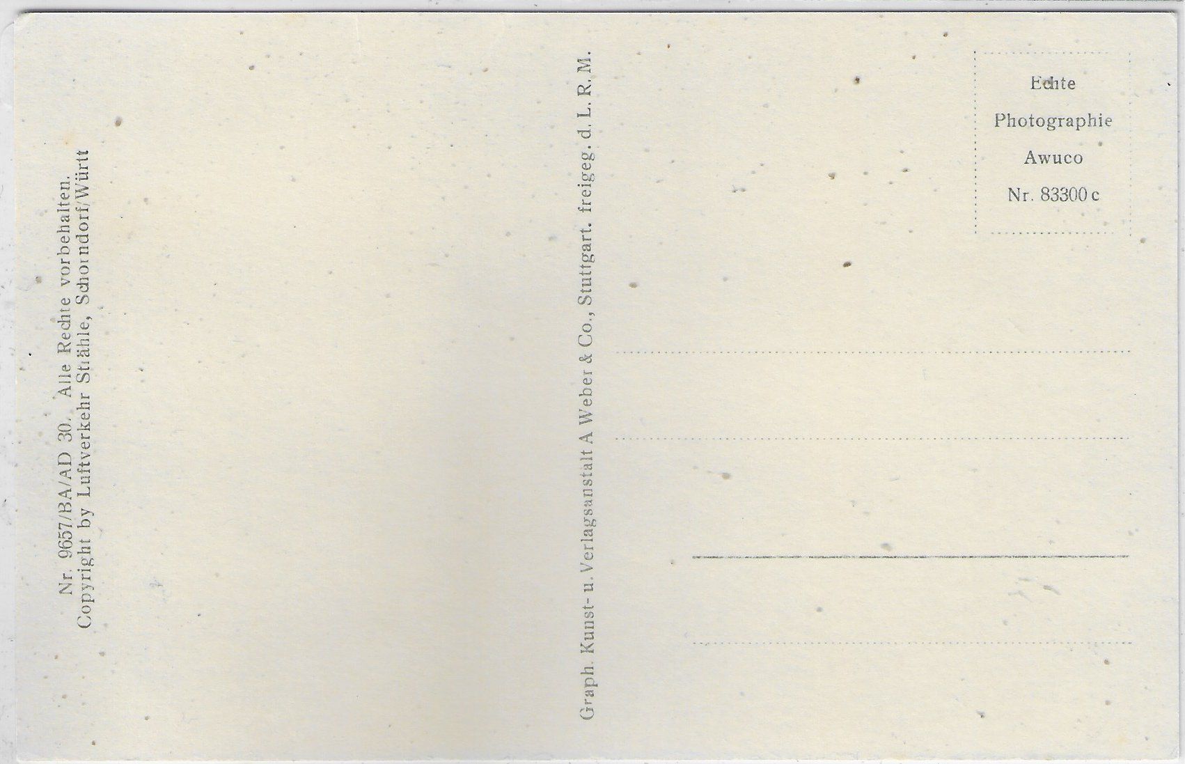 Cartes postales: Chrischona vom Flugzeug aus – D'occasion à Ettingen par Kartenplanet 1