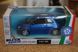 Silver Wheel Fiat 500 1:32 in OVP TOP !!!!!!!!!!