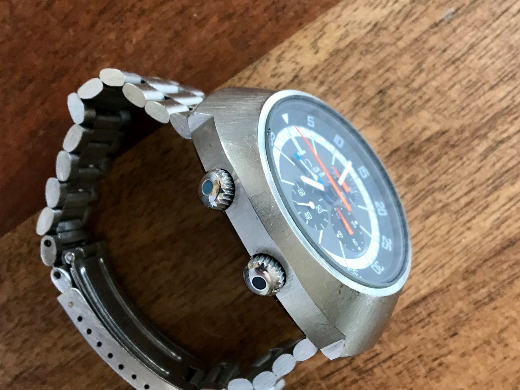 Omega Orologi: Omega Flightmaster Vintage Chronograph Perfect' Ref.145.026 – Usato da Morges venduto da 24time 8
