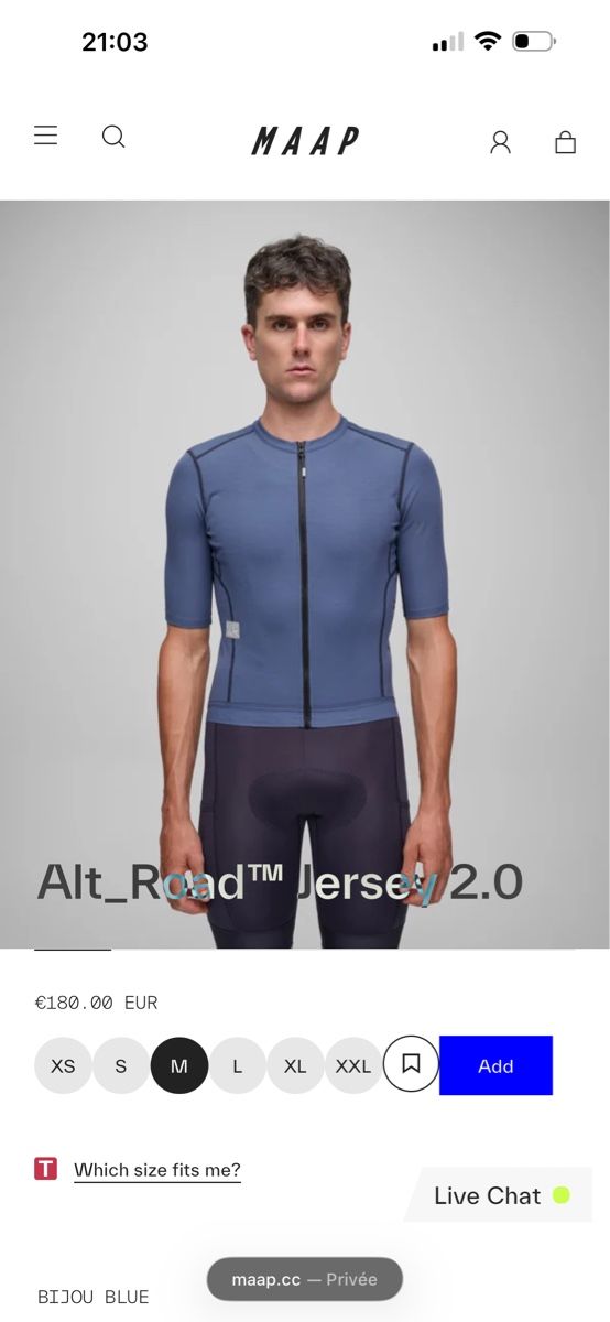 Leibchen & Hosen: MAAP Alt_Road Jersey 2.0 – Neu und originalverpackt aus Carouge GE von cytoplan