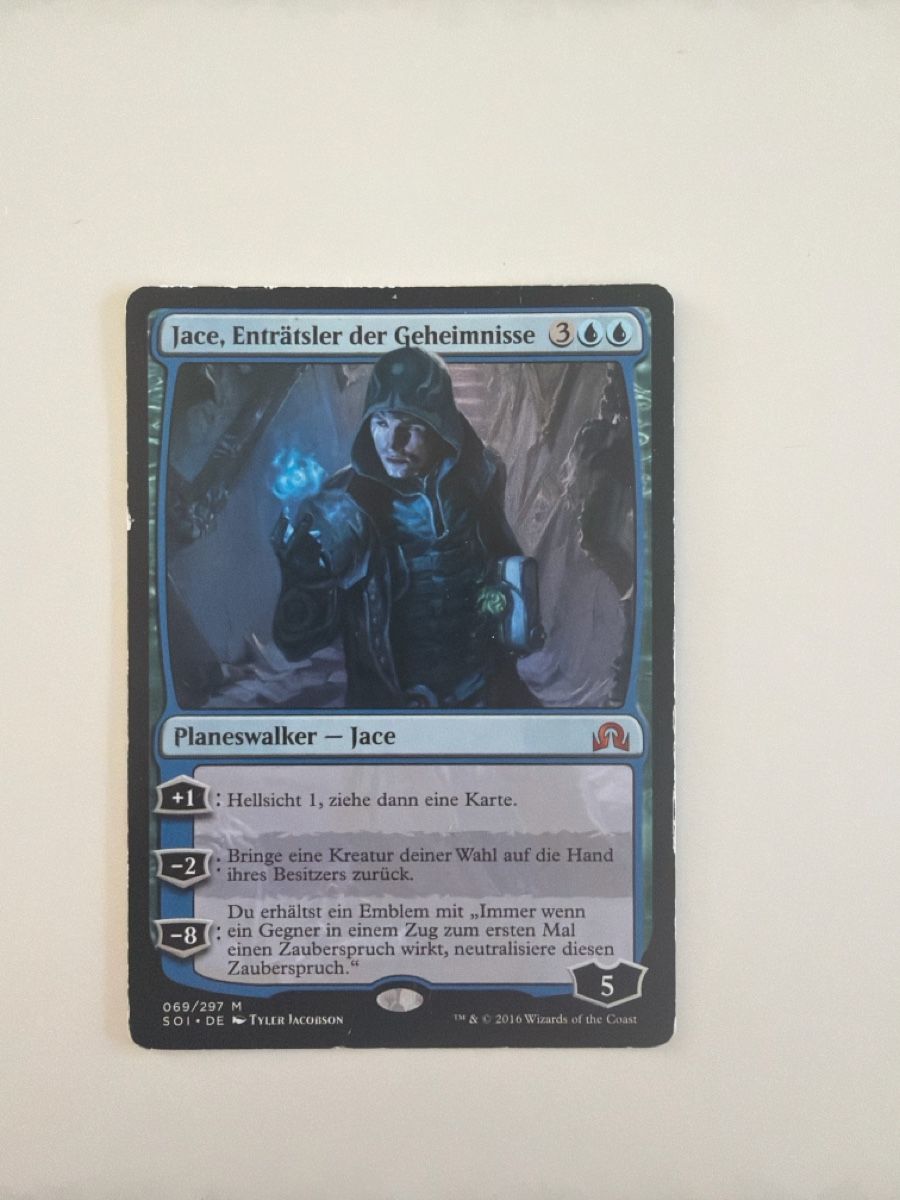 Magic The Gathering Carte collezionabili: 1x Planeswalker - Jace: Magic The Gathering – Nuovo (secondo la descrizione) da Moosseedorf venduto da Jaermann78