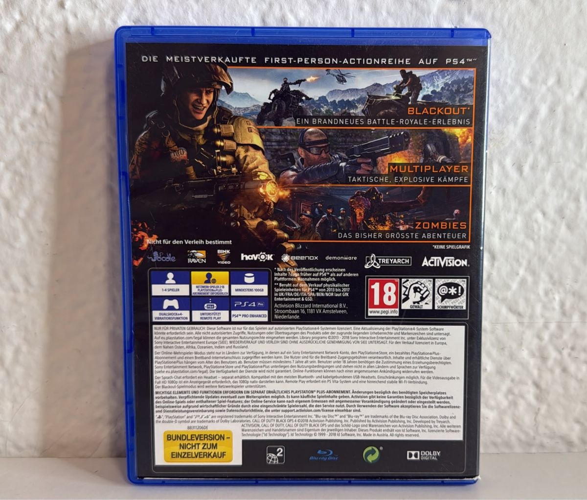 Sony Spiele: Call of Duty Black Ops 4 PS4/PS5 Game – Gebraucht aus Ehrendingen von bubulence 1