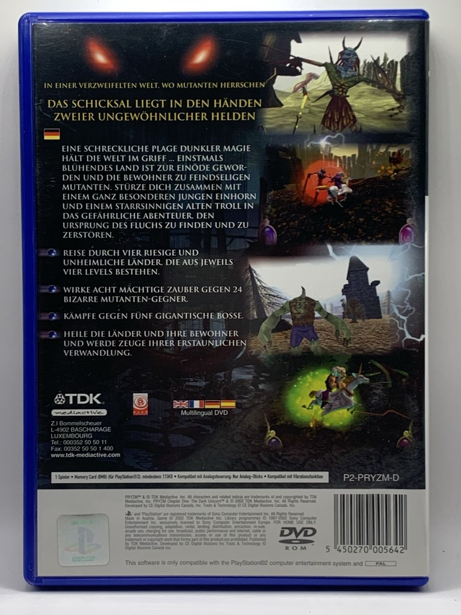 Sony Jeux: PS2 - Pryzm Chapter One: The Dark Unicorn - DE – D'occasion à Ostermundigen par RG-Collector 1
