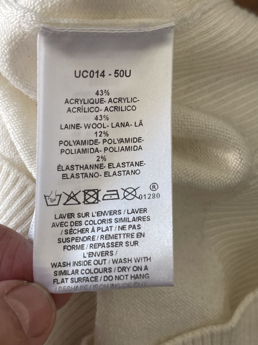 Caroll Maglioni & Felpe: Joli pull-over Carolle S, parfait état couleur écru – Usato da Kloten venduto da Vermicelles 6