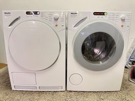 colonne Miele – Lave-linge + Sèche-linge – Excellent état