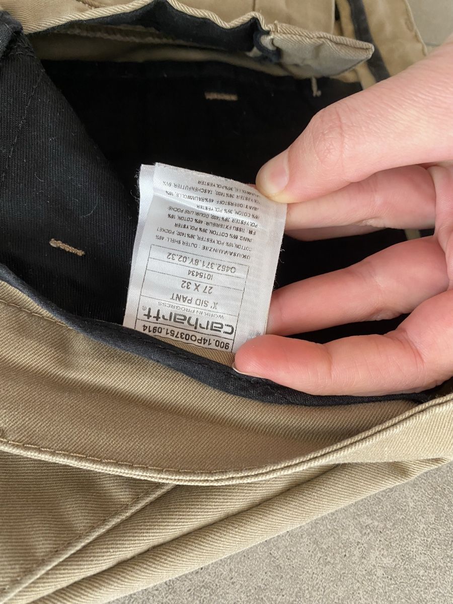 Carhartt Pantaloni: Carhartt SID PANT Chinohose 27X32 – Usato da Seuzach venduto da Jamadu12 5