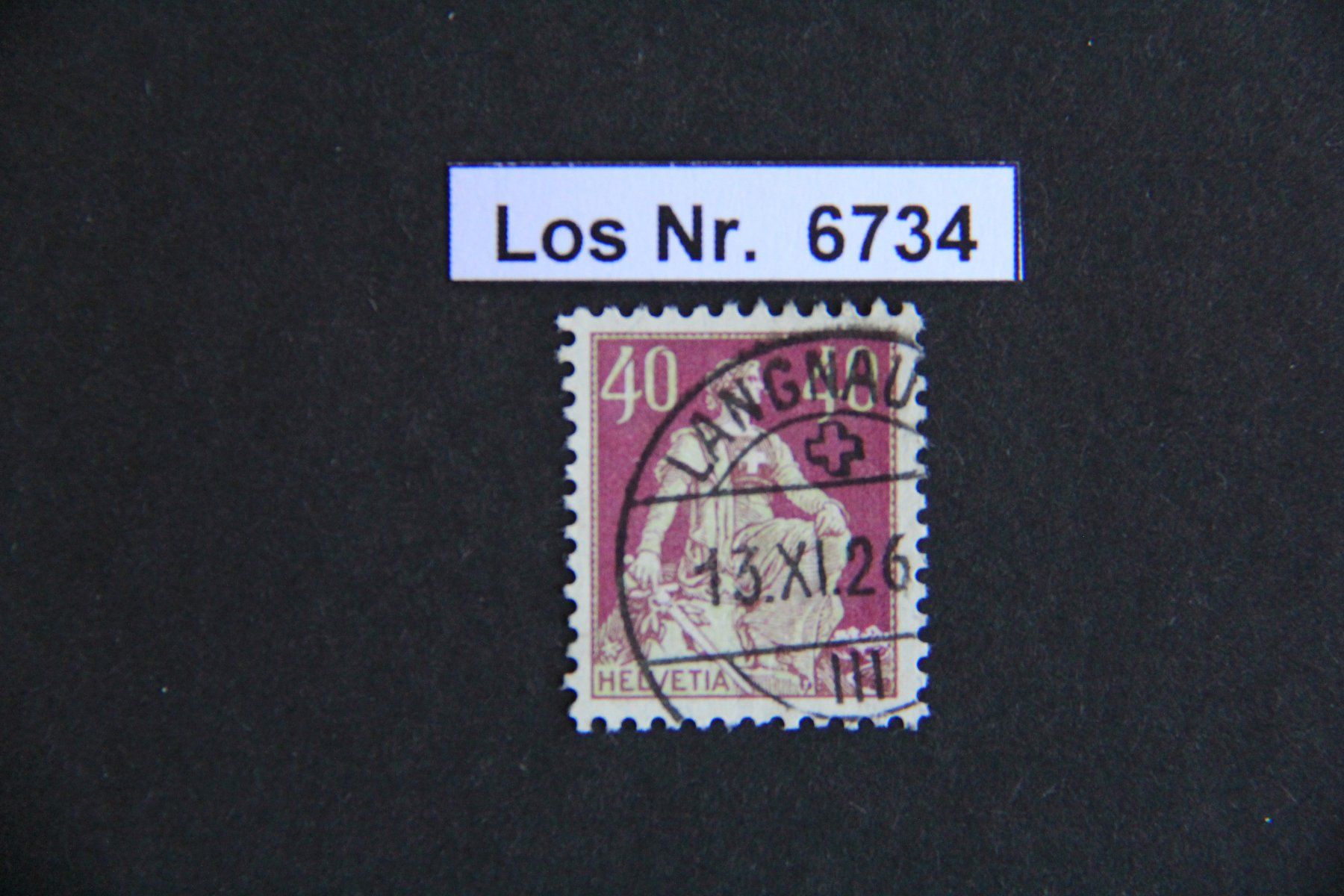 Tutti i francobolli: CH 1908 Ortsstempel mit Datum                       Los 6734 – Usato da Volken venduto da jukon65