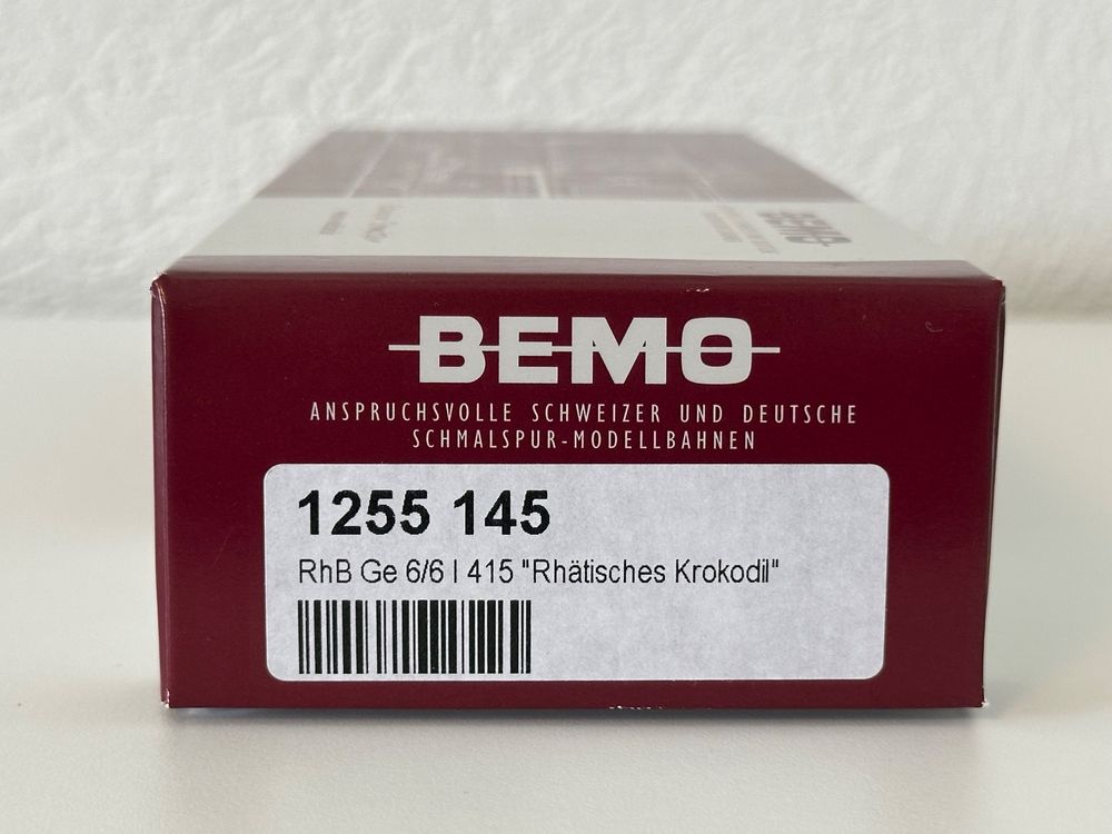 Bemo 1255 145 RhB Ge 6/6 I 415 Krokodil 7
