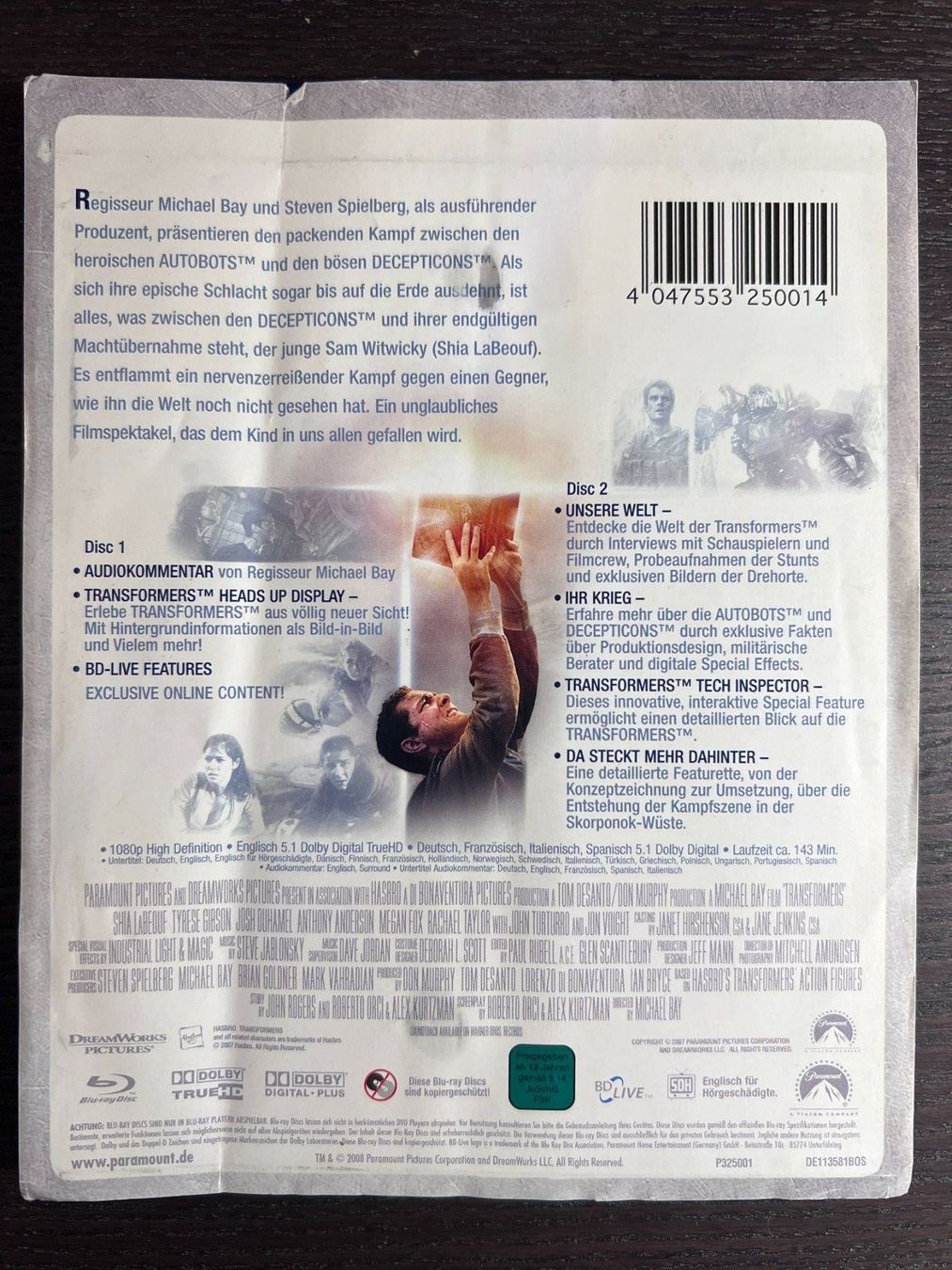 Tutti i DVDs: Transformers – Usato da Zürich venduto da Blu-ray_ZH 1