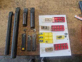 Einstichstahl-Set innen/aussen mit div. Wendeplatten (MP018)