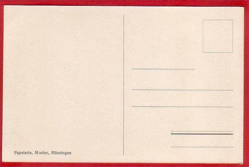 Cartoline postali: MÜNSINGEN, LICHTDRUCK – Usato da Grüningen venduto da Kartenlaube 1