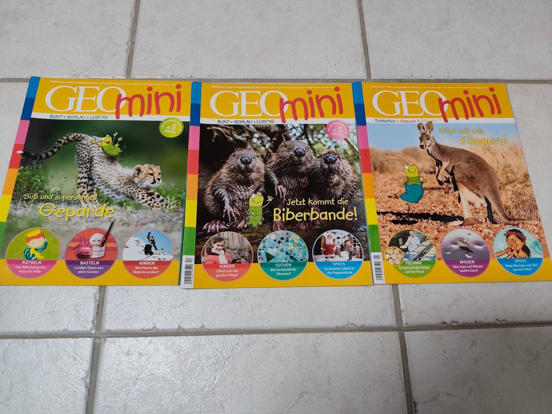 Riviste & Magazine: 9 GEOmini Magazine - 5/17  - 3/19 – Usato da Oeschgen venduto da Minty 2