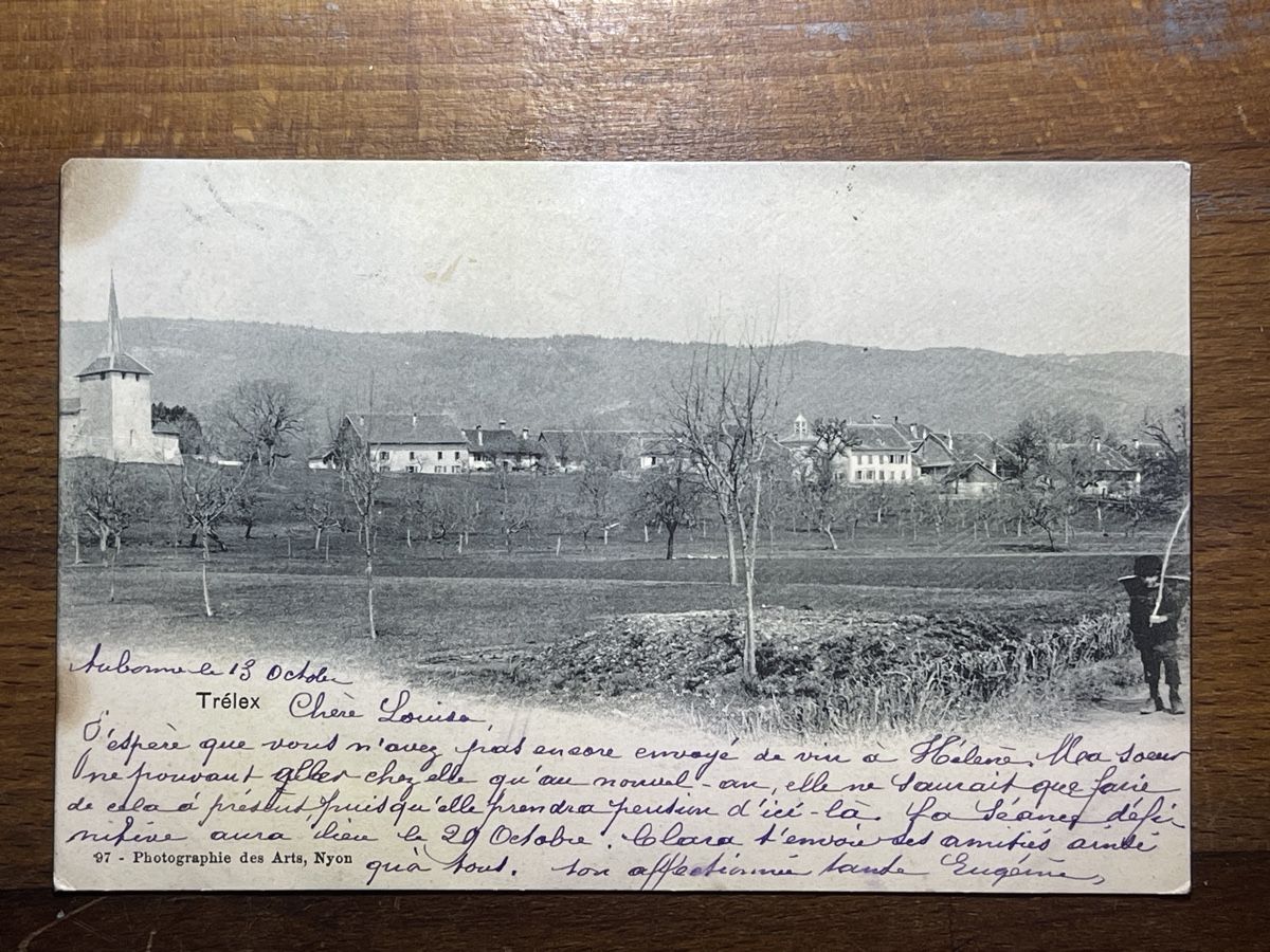 Cartoline postali: Alte Ansichtskarte von Trélex – Usato da Strengelbach venduto da Aschatan5