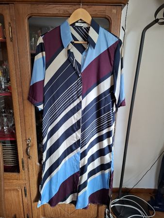 Robe rayée taille M
