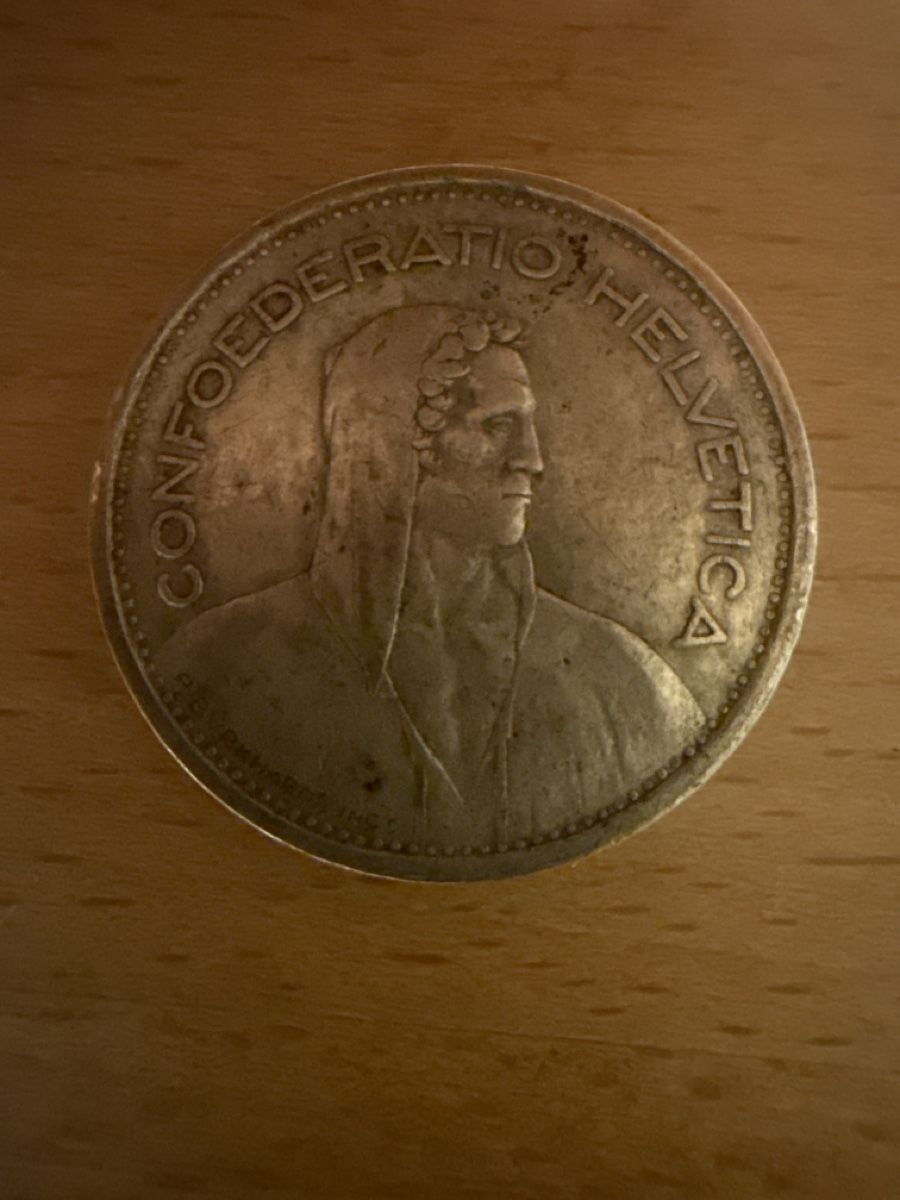 Toutes les monnaies: Schweizer 5 Franken Münze B 1951 – D'occasion à Appenzell par Wumo74 1
