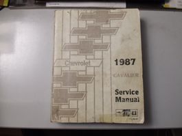 Chevrolet Cavalier Service Manual 1987