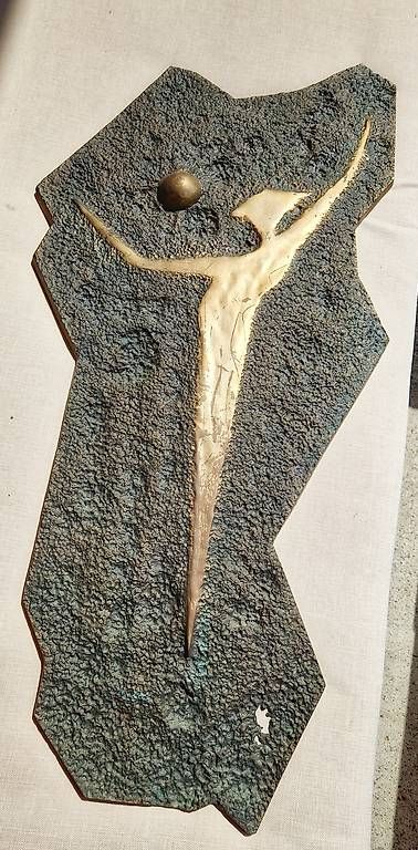 Sculture & Statue: Bronze-Plastik Fred Aeberhard 1977 – Usato da Rupperswil venduto da A.Behringer