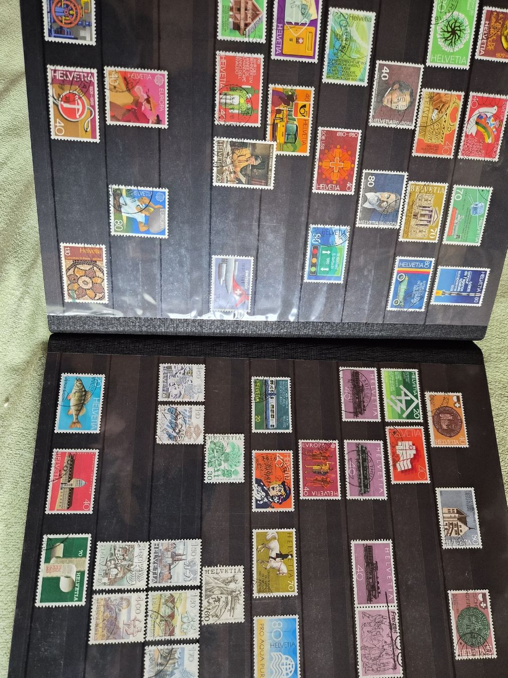 Alben: Briefmarkensammlung Schweiz, Album! – Gebraucht aus Welschenrohr von Fenn-60 7