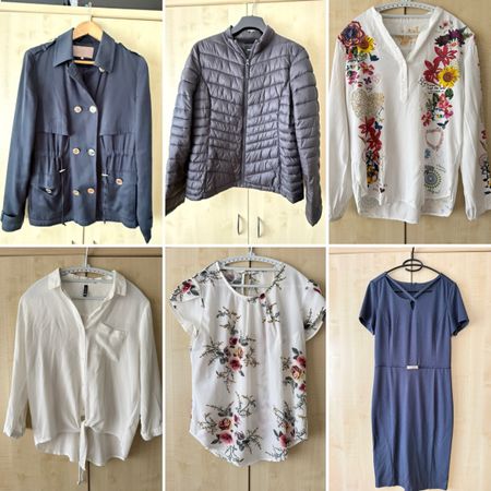 Kleider-Paket 6-teilig, Bluse, Jacken, Kleid