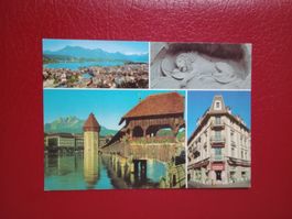 AK Luzern Werbung Juwelia Geschäft Uhren Juwelen etc
