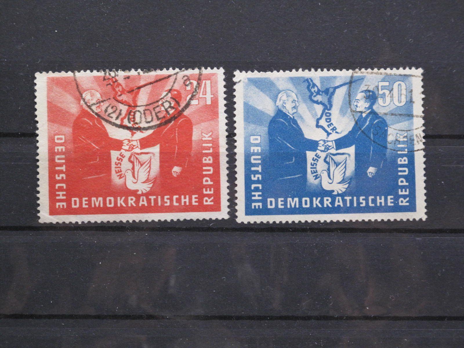 Tutti i francobolli: DDR 1951 Deutsch-Polnisch Freunds gest – Usato da Wil SG venduto da fva01
