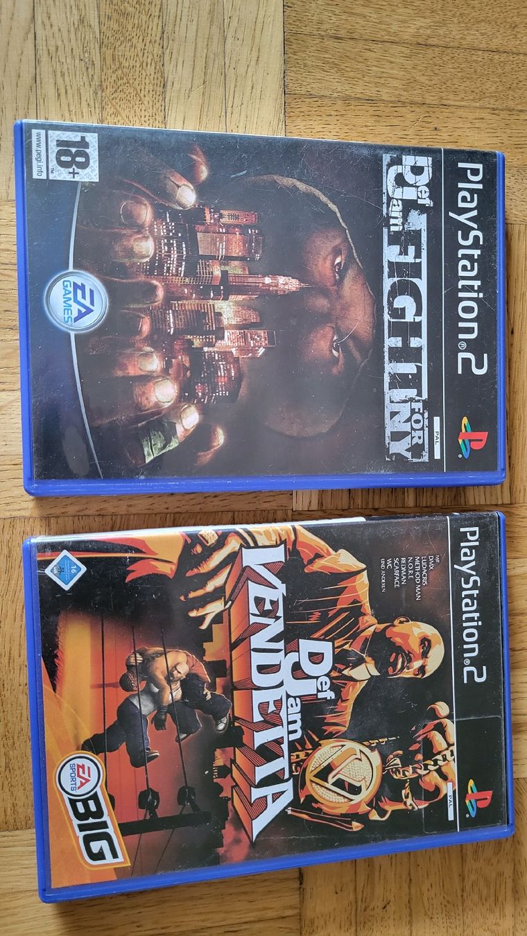 Spiele: Def Jam Sammlung 2x / Playstation 2 Spiele – Gebraucht aus Biel/Bienne von Retrohr