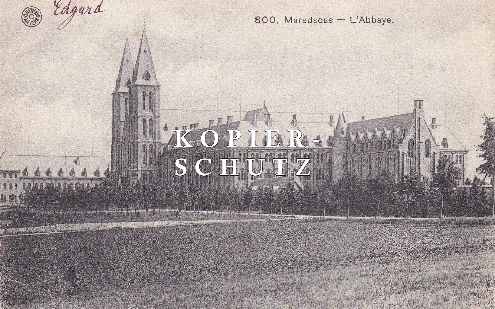 Cartoline postali: Anhée-Denée - Abbaye Maredsous /bf – Usato da Hombrechtikon venduto da Rudolf07