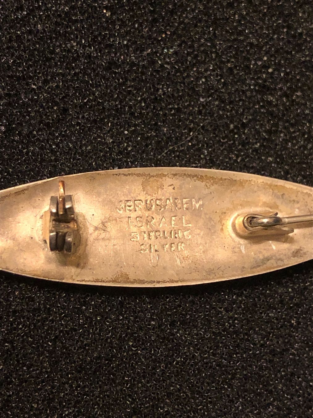 Spille & Fermagli: Jerusalem Brosche aus Sterling Silber mit Türkis! – Usato da Adliswil venduto da Tito088 1